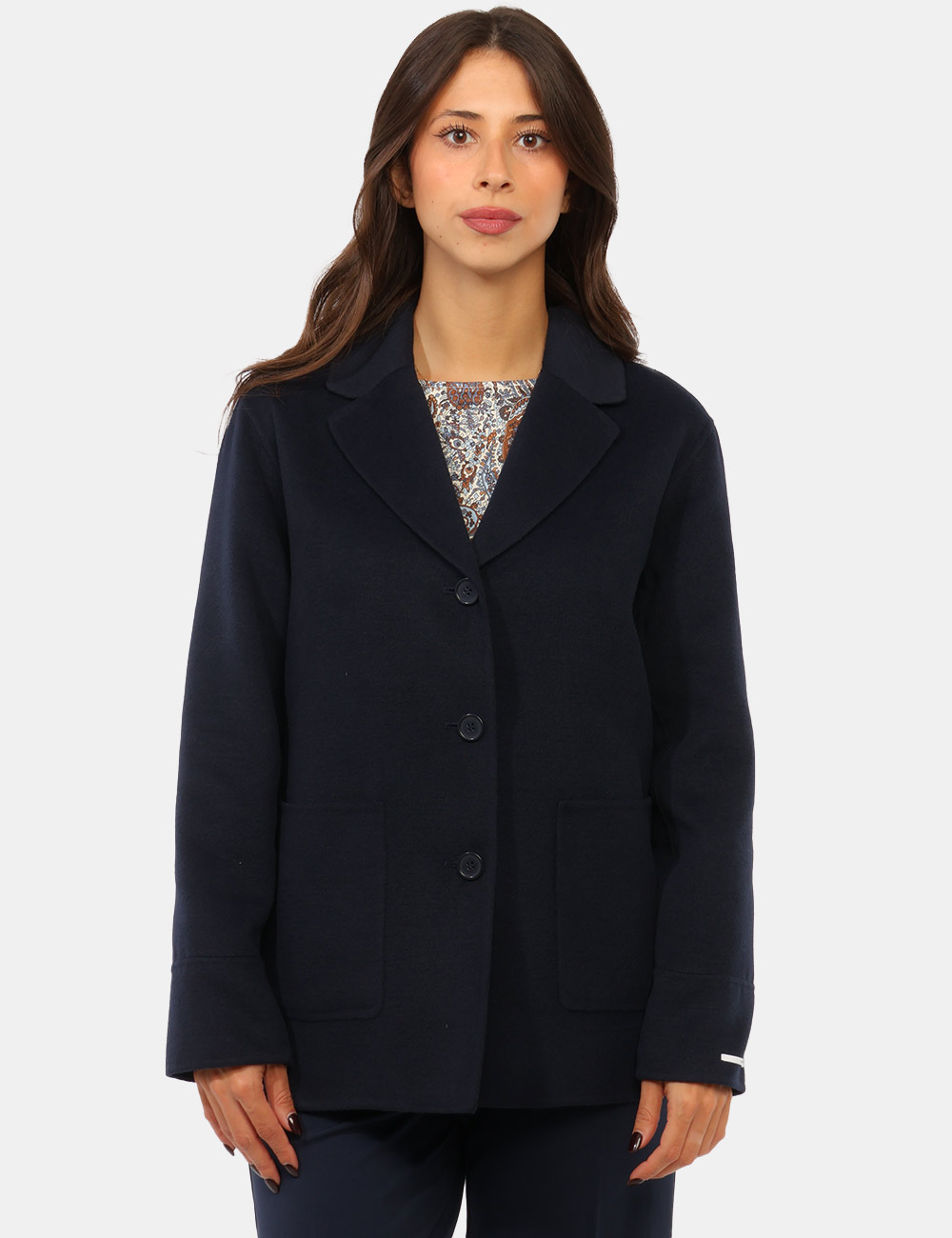 Giacca Emme Marella Blu - Giacca EMME MARELLA Blu da donna La Giacca EMME MARELLA Blu è un capospalla femminile versatile e