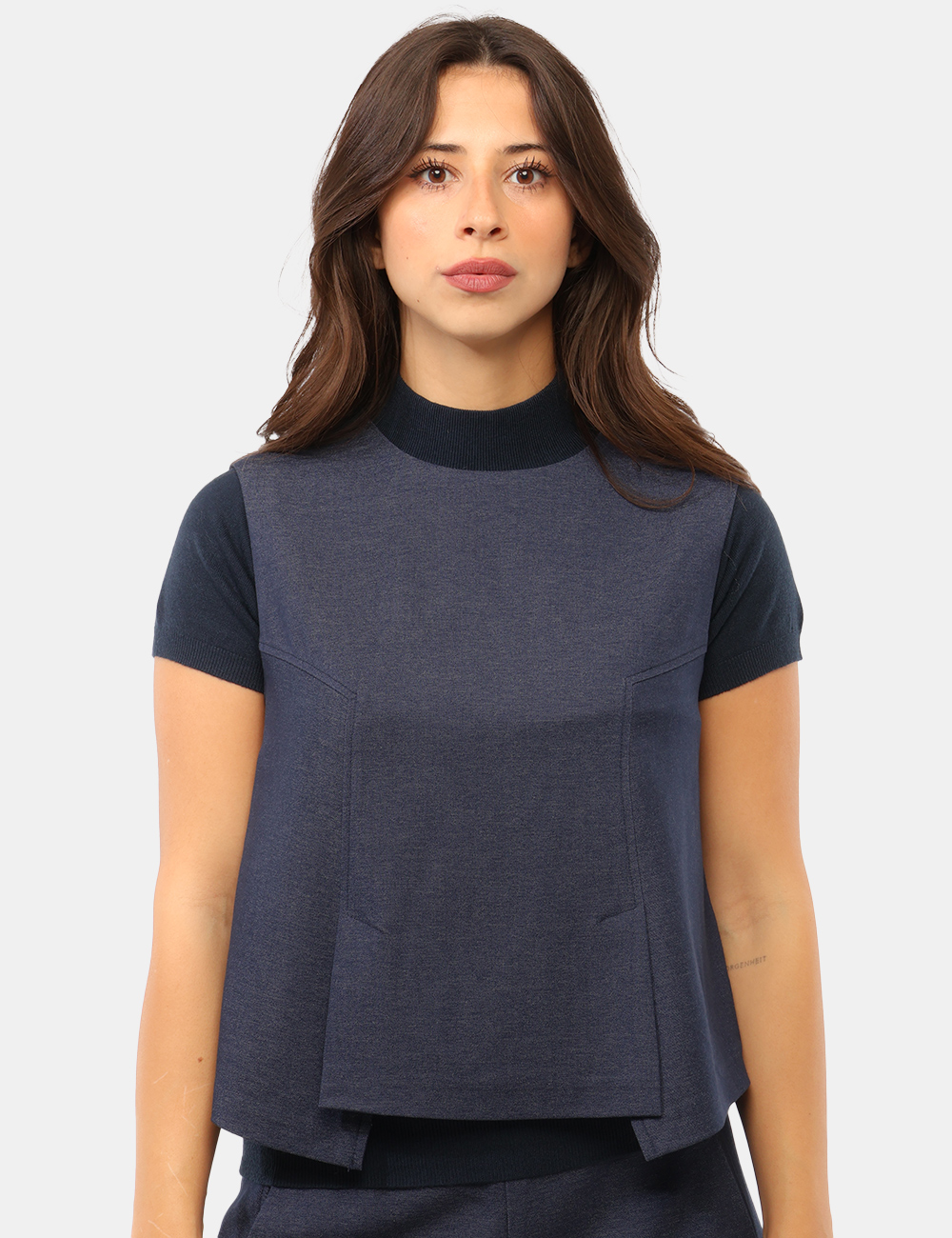 Gilet Rue De Clerie Blu - Gilet Rue De Clerie Blu da DonnaIl Gilet RUE DE CLERIE Blu da donna è un capo elegante e versatile