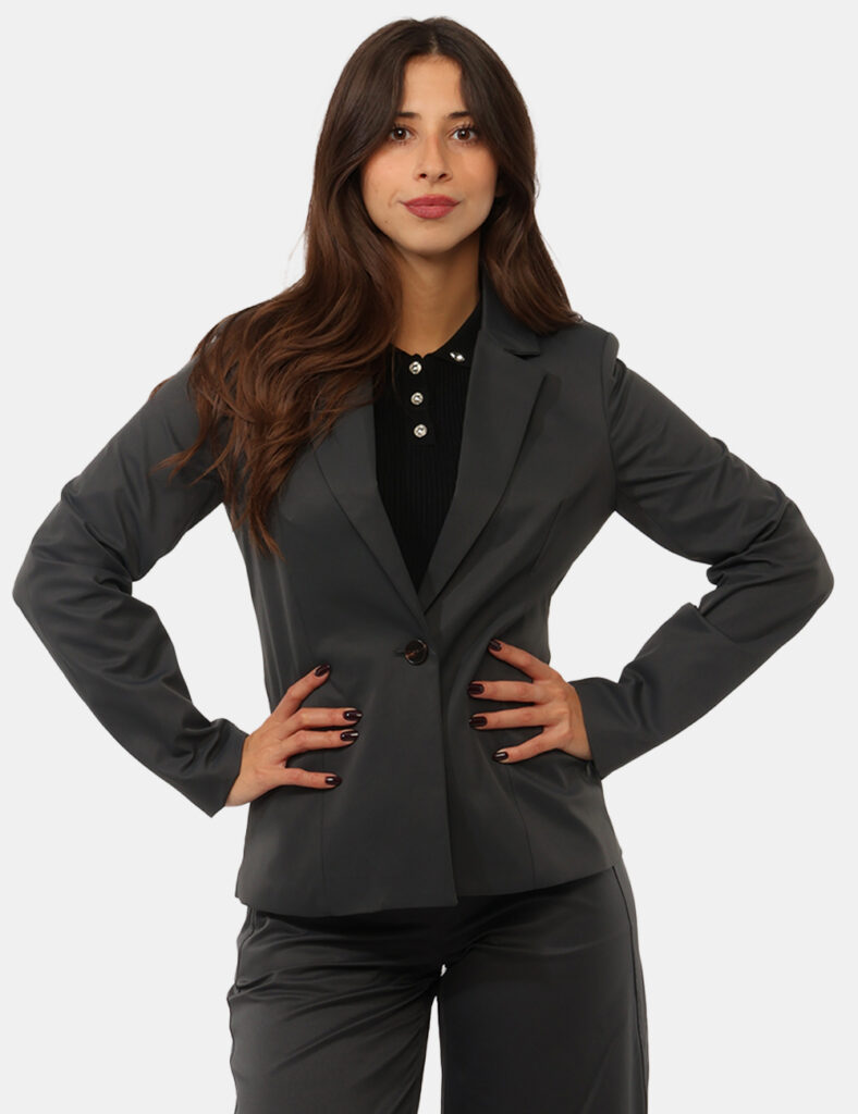 Abbigliamento donna scontato - Blazer Rue De Clerie Grigio