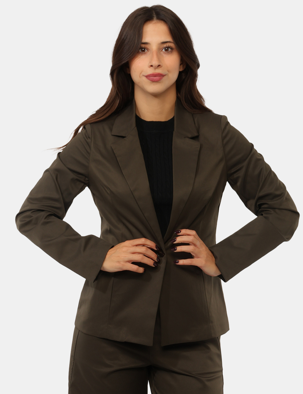 Blazer Rue De Clerie Verde - Blazer Rue De Clerie Verde da DonnaIl Blazer RUE DE CLERIE Verde da donna è un capo elegante e