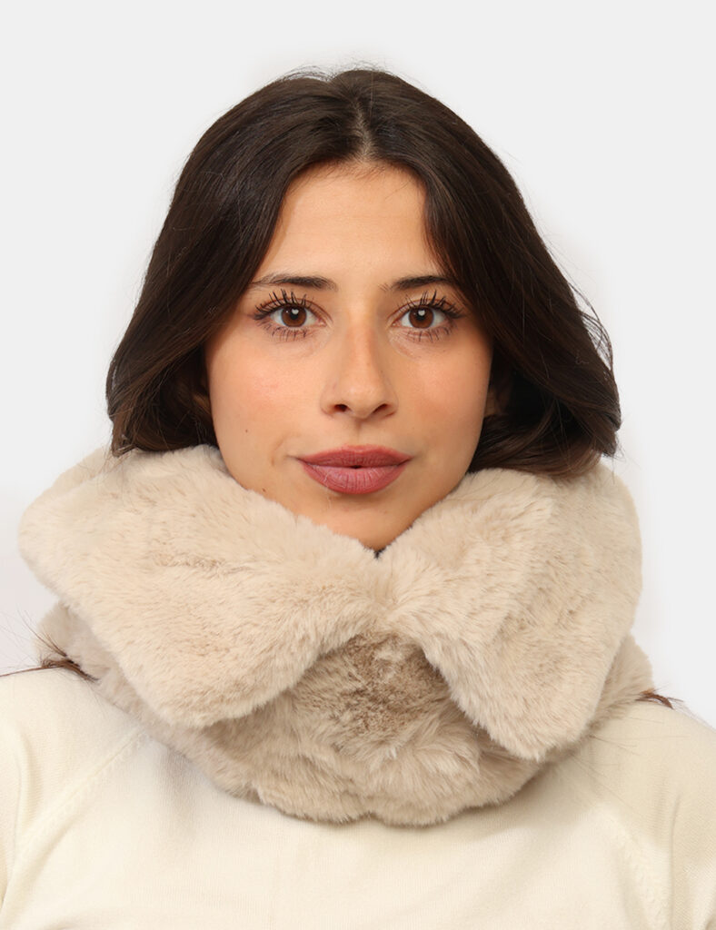 Accessori da donna - Collo ad anello Concept83 Beige