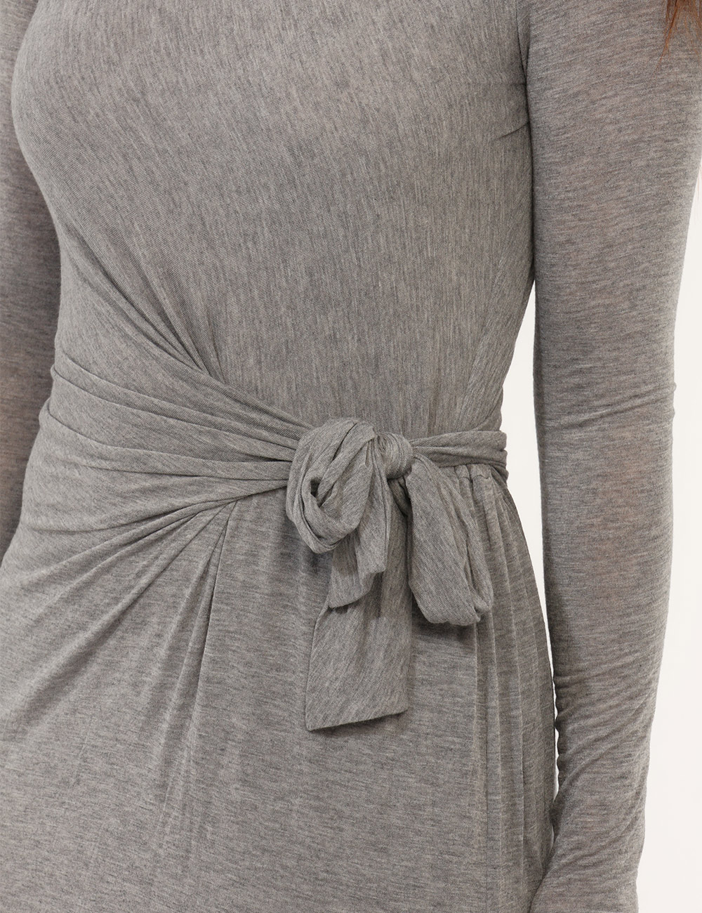 Vestito Emme Marella Grigio - Vestito EMME MARELLA Grigio da donna Il Vestito EMME MARELLA Grigio è un capo femminile raffin