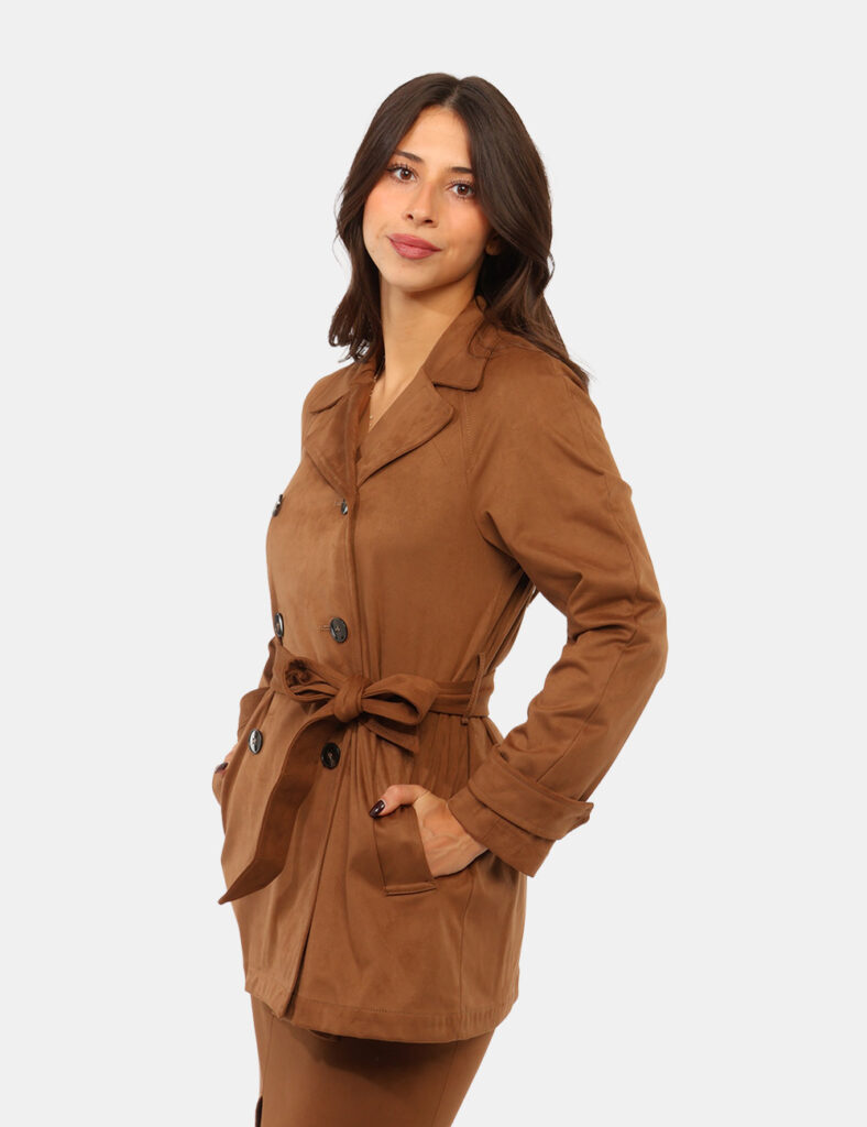 Abbigliamento donna scontato - Trench Emme Marella Marrone
