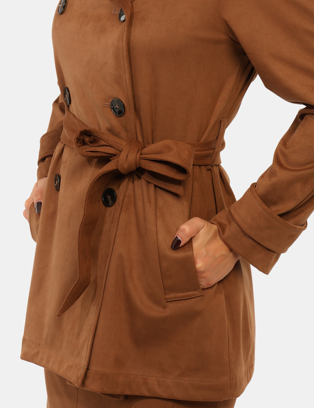 Trench Emme Marella Marrone - Trench EMME MARELLA Marrone da donna Il Trench EMME MARELLA Marrone è un capospalla femminile