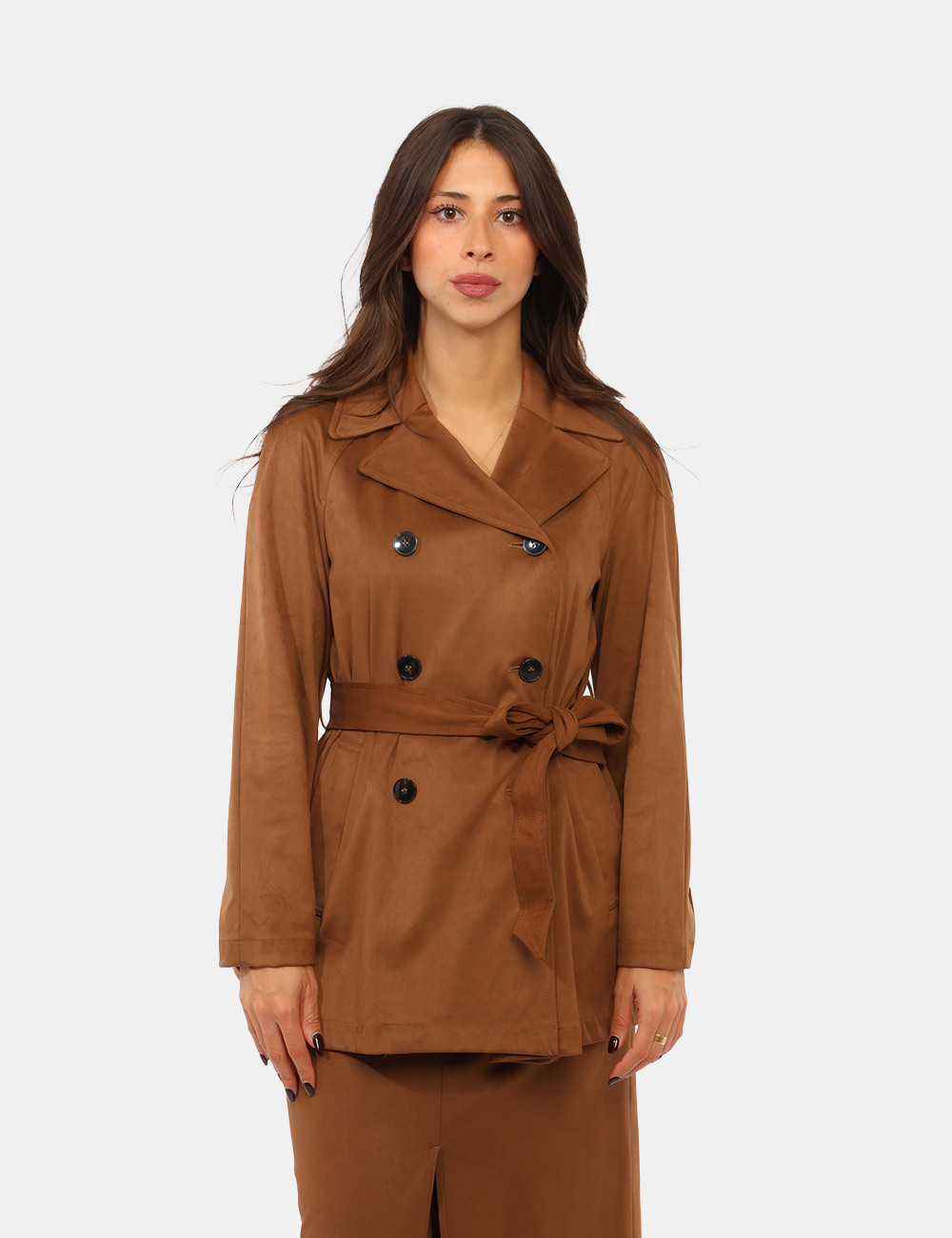 Trench Emme Marella Marrone - Trench EMME MARELLA Marrone da donna Il Trench EMME MARELLA Marrone è un capospalla femminile
