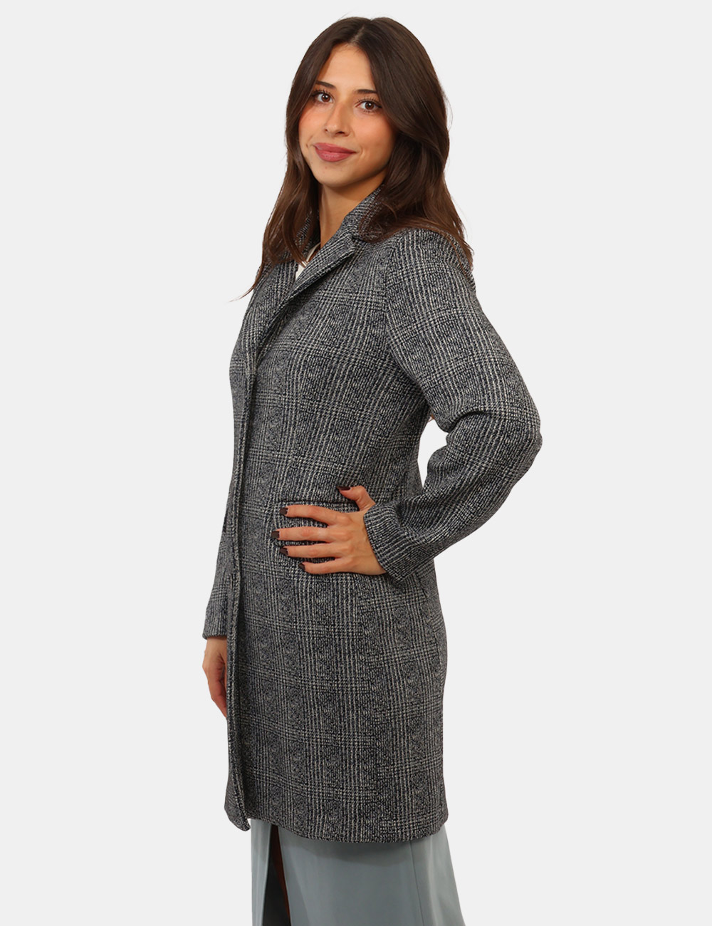 Cappotto Emme Marella Blu - Cappotto EMME MARELLA Blu da donna Il Cappotto EMME MARELLA Blu è un capospalla femminile raffin