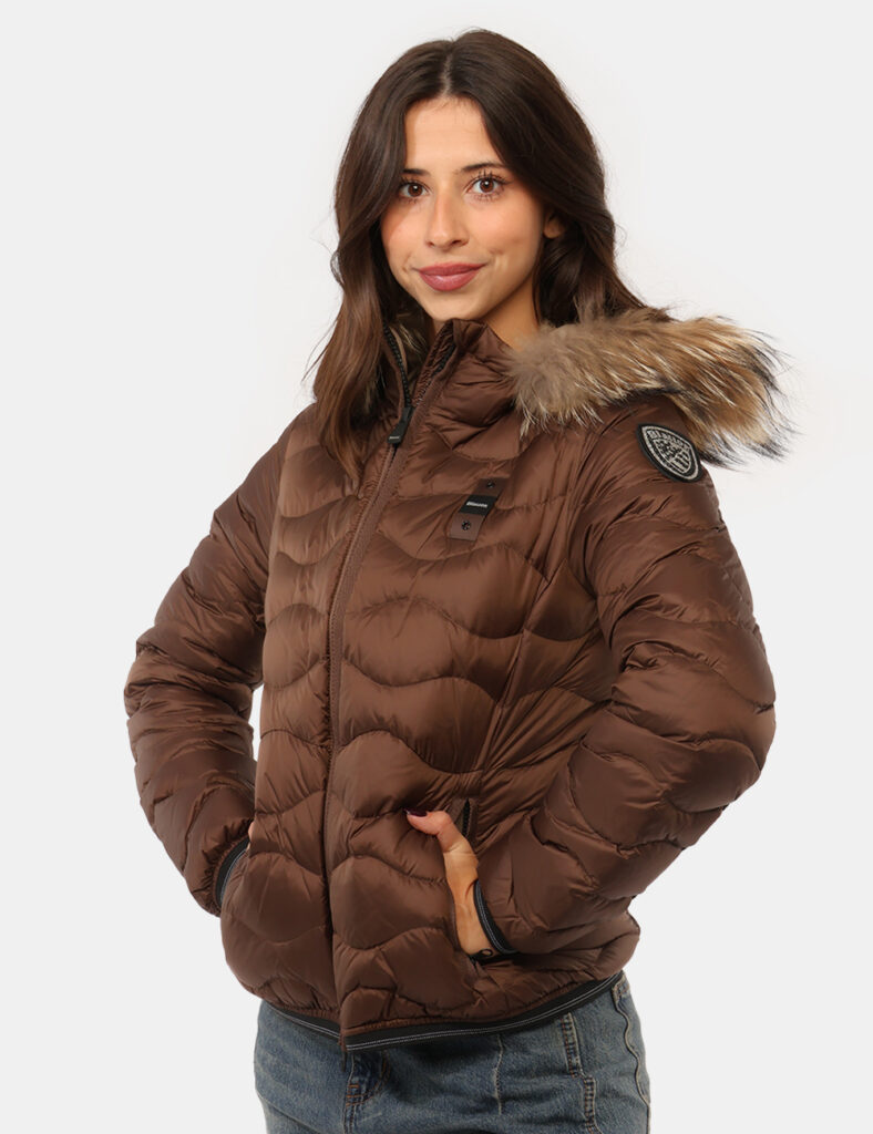 Abbigliamento donna scontato - Piumino Blauer Marrone