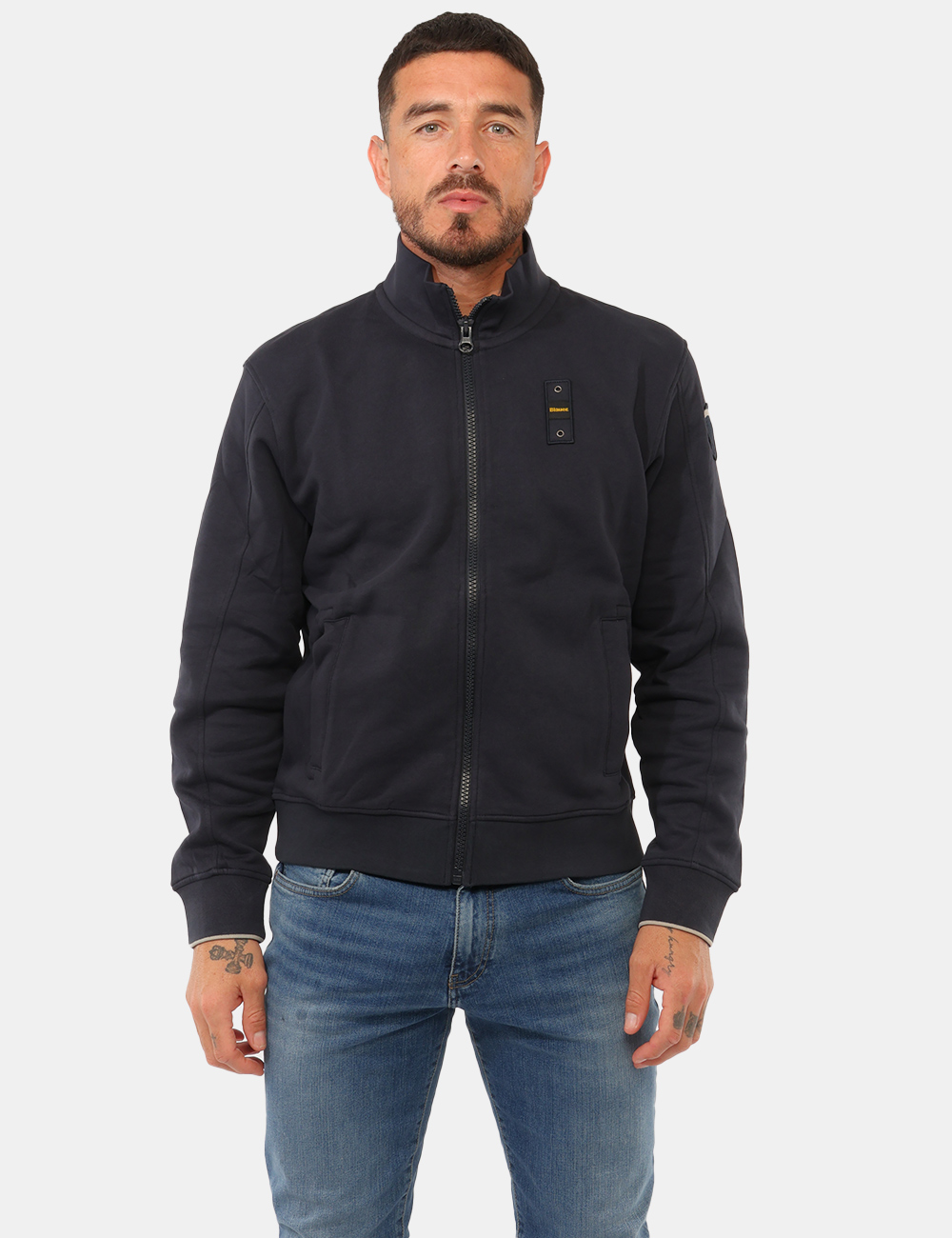 Felpa Blauer Blu - Felpa Blauer Blu da uomoLa Felpa Blauer Blu da uomo è un capo versatile e confortevole, ideale per affron