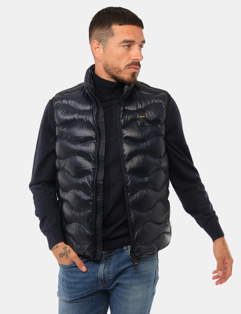 Piumino Blauer Blu - Piumino Blauer Blu da uomoIl Piumino Blauer Blu da uomo è un capospalla versatile e contemporaneo, idea