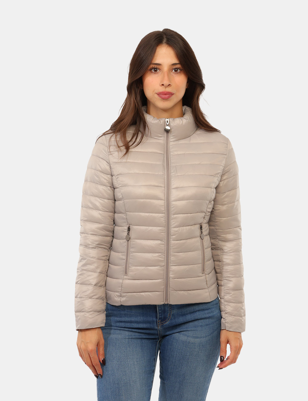Piumino Concept83 Beige - Piumino Concept83 Beige da DonnaIl piumino Concept83 beige da donna è un capospalla versatile e co