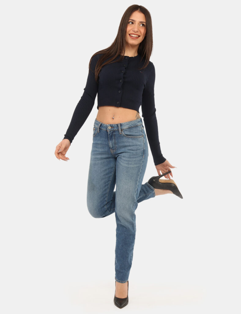 Outlet jeans da donna scontati - Jeans Tommy Hilfiger Blu